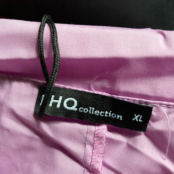 NWT Drop shoulder women’s blouse lavender pink in size XL FHQ collections - Picture 3 of 4